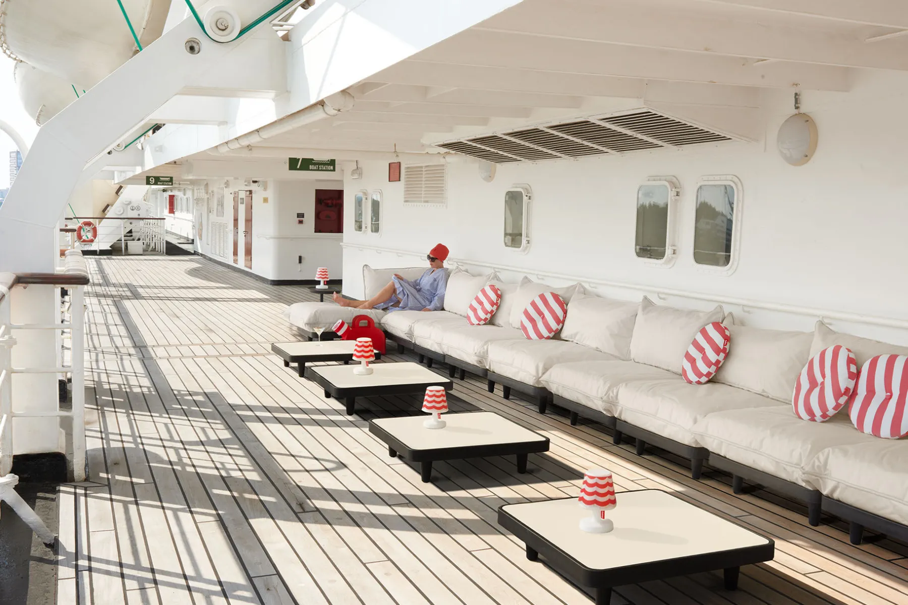 Fatboy Paletti Set Small Ensemble lounge d’extérieur modulaire, 190x100x90 cm