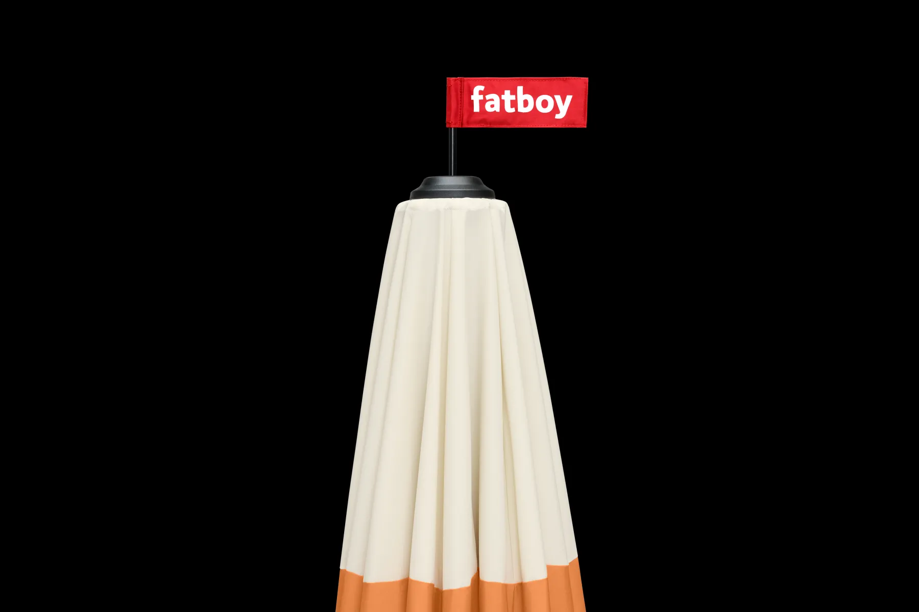 Fatboy Pensol + Base Black Parasol avec pied, 350x350x280 cm
