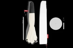Fatboy Pensol + Base Light Grey Parasol avec pied, 350x350x280 cm
