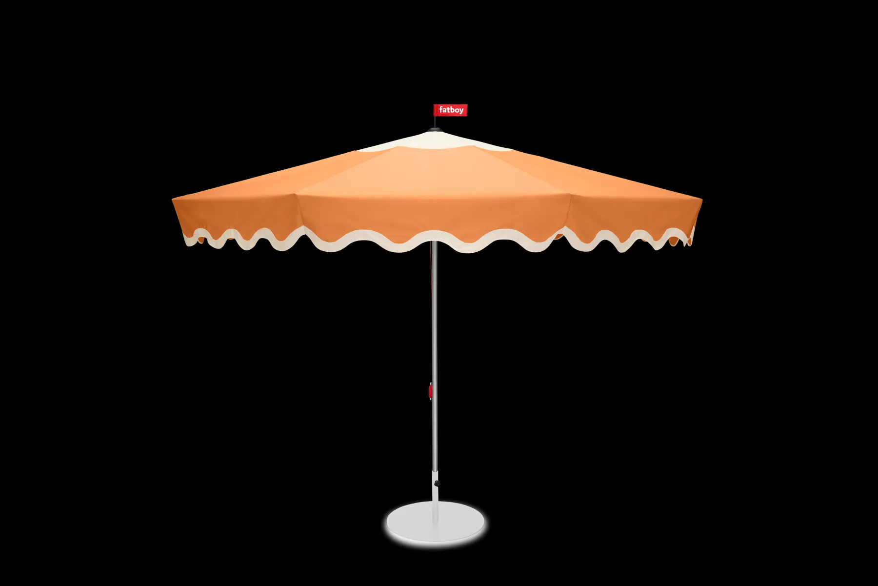 Fatboy Pensol + Base Light Grey Parasol avec pied, 350x350x280 cm