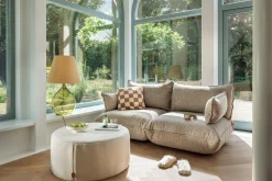 Fatboy Pfffh Boucle Pouf, beige, 90x90x40 cm