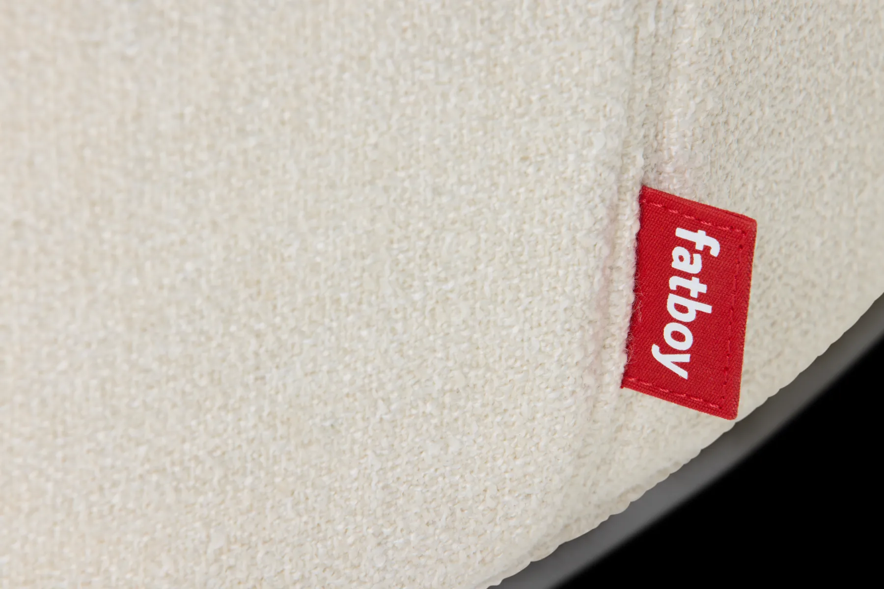 Fatboy Pfffh Boucle Pouf, beige, 90x90x40 cm