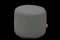 Fatboy Point Canvas Pouf d’intérieur, gris, 50x50x35 cm