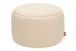 Fatboy Point Large Sherpa Grand pouf d’intérieur, beige, 70x70x40 cm