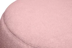 Fatboy Point Large Sherpa Grand pouf d’intérieur, rose, 70x70x40 cm