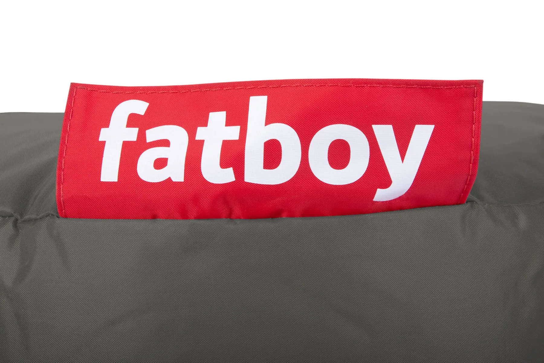 Fatboy Point Original (Nylon) Pouf d’intérieur, gris, 50x50x35 cm