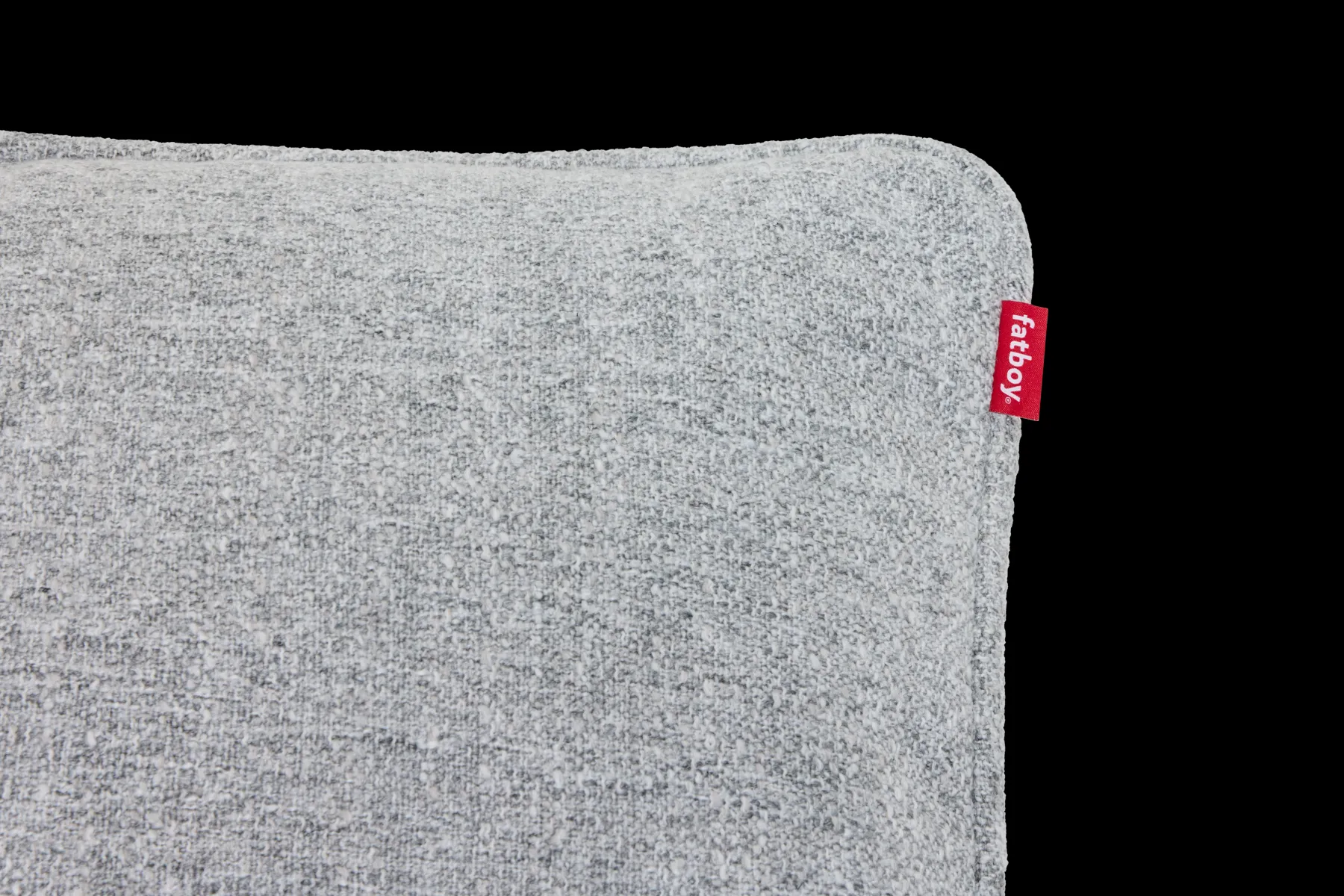 Fatboy Puff Pillow Boucle Coussin décoratif, gris, 65x24 cm