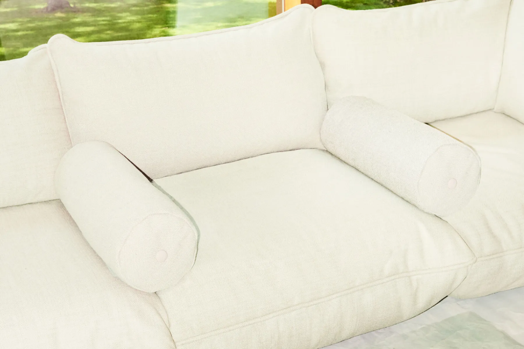 Fatboy Puff Weave Rolster Pillows Coussin décoratif, 65x24 cm