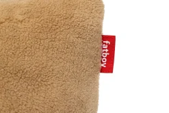 Fatboy Square Pillow Teddy Un coussin en tissu peluche ultra-doux, marron, 50x50 cm