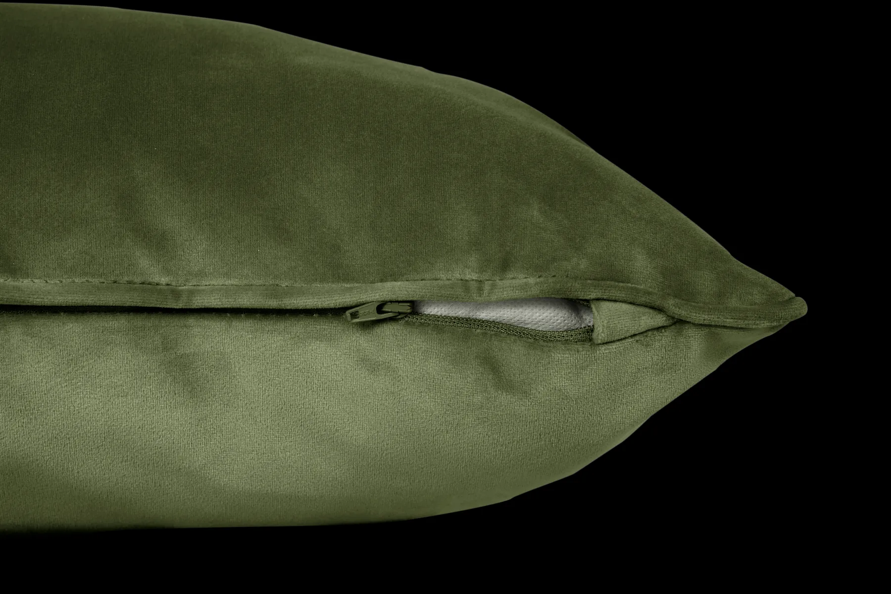 Fatboy Square Pillow Velvet Coussin décoratif, vert, 50x50x5 cm