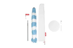 Fatboy Stripesol + Base Light Grey Parasol avec pied, 350x350x280 cm