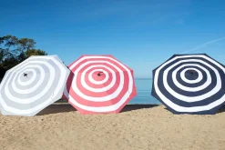 Fatboy Stripesol 350 cm Parasol, rouge, 350x350x280 cm