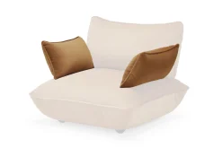 Fatboy Sumo Armrest Velvet Accoudoir, marron, 69x35 cm