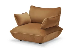 Fatboy Sumo Armrest Velvet Accoudoir, marron, 69x35 cm