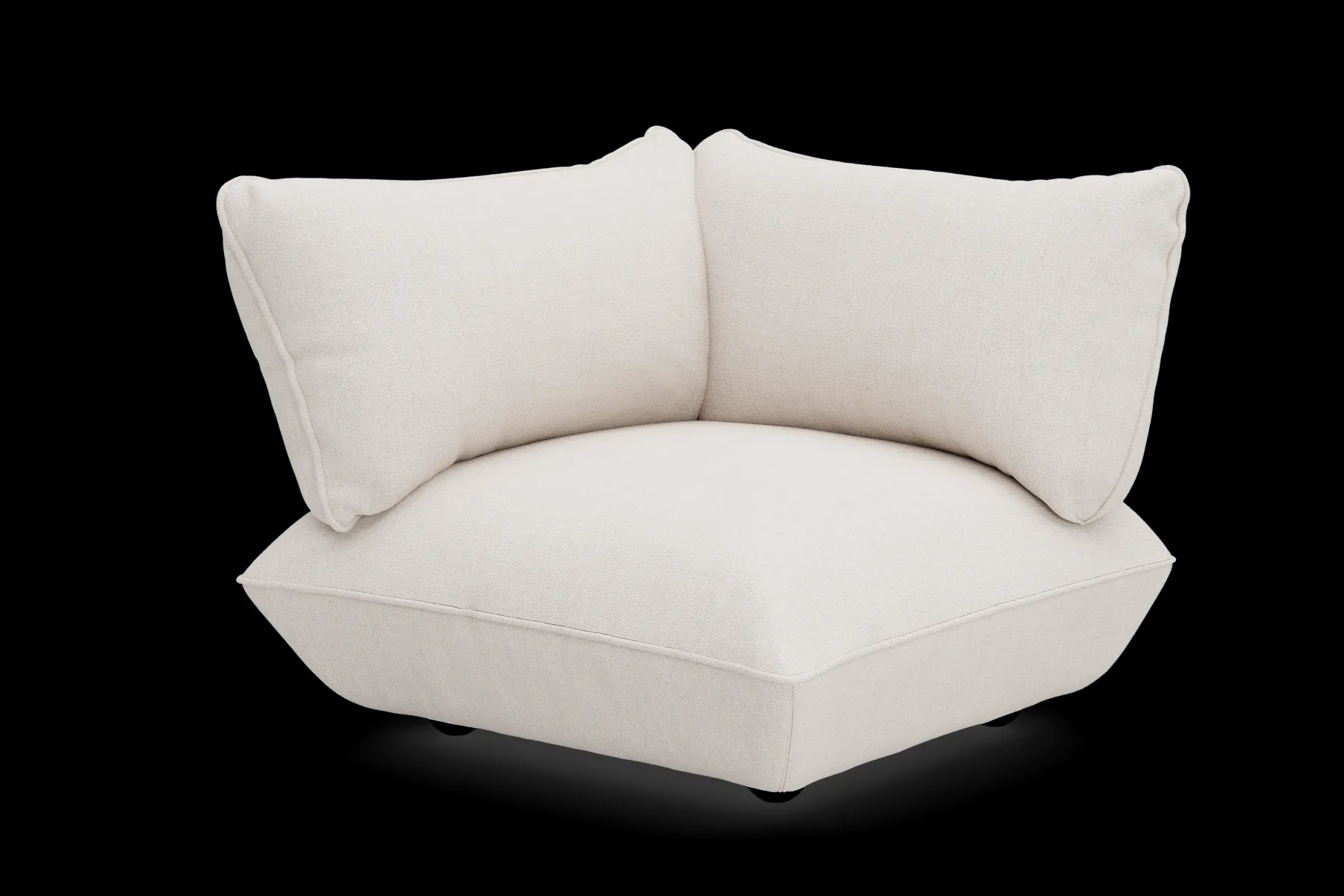 Fatboy Sumo Corner Seat Boucle Corner Seat, beige, 108x108x90 cm