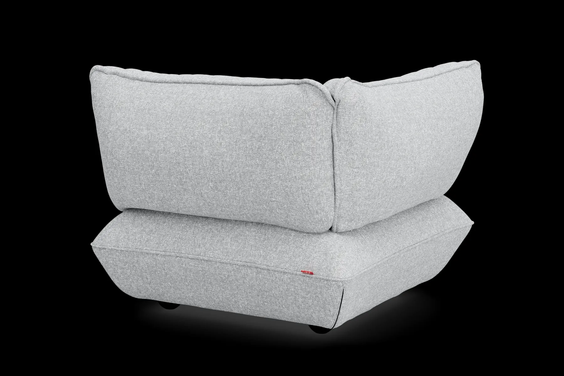 Fatboy Sumo Corner Seat Boucle Corner Seat, gris, 108x108x90 cm