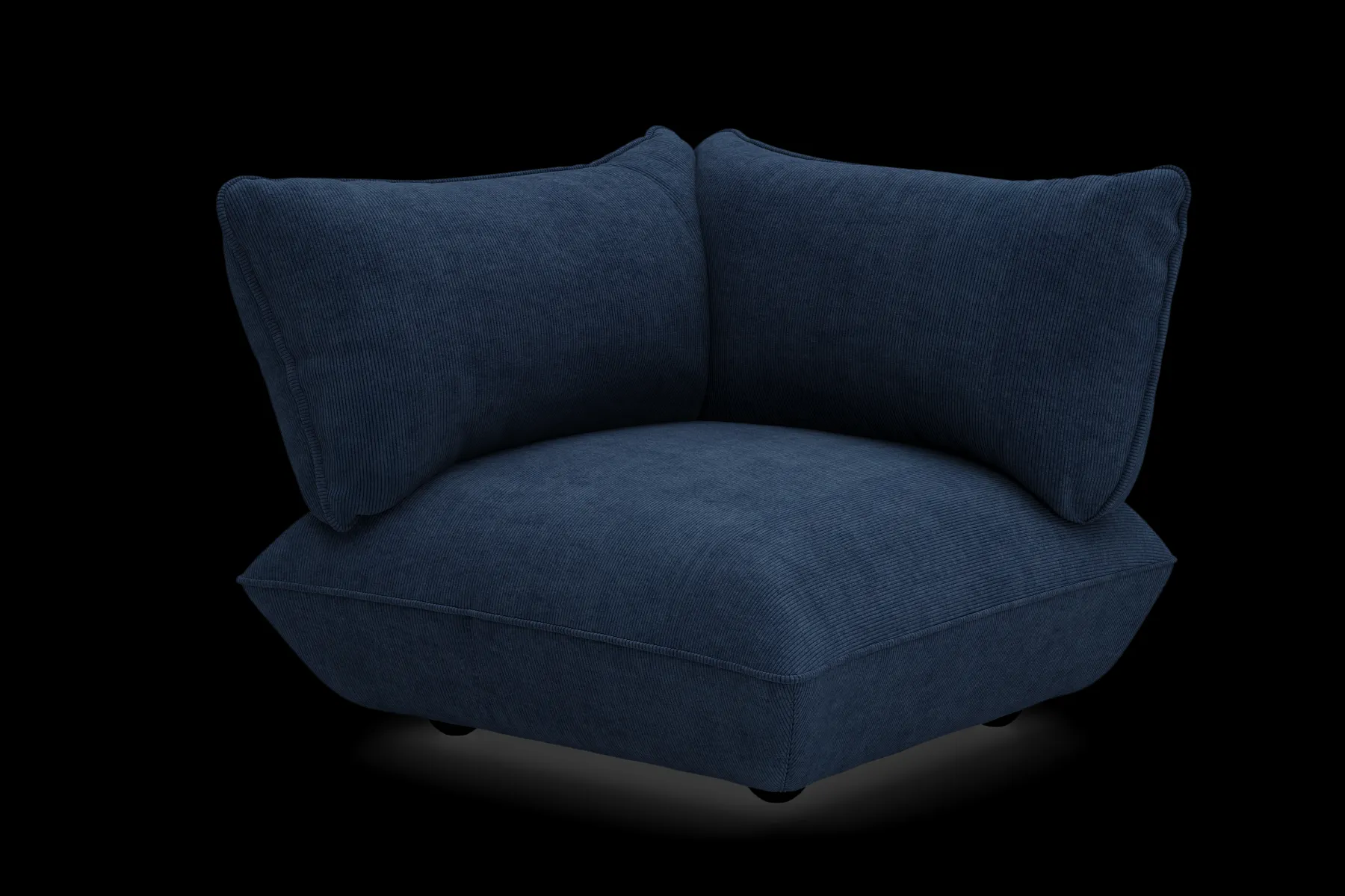 Fatboy Sumo Corner Seat Left Cord Corner Seat, bleu,cm