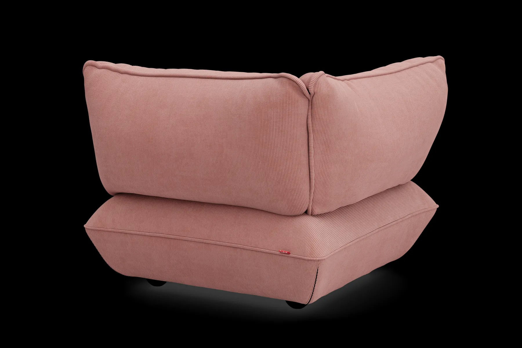 Fatboy Sumo Corner Seat Left Cord Corner Seat, rose,cm