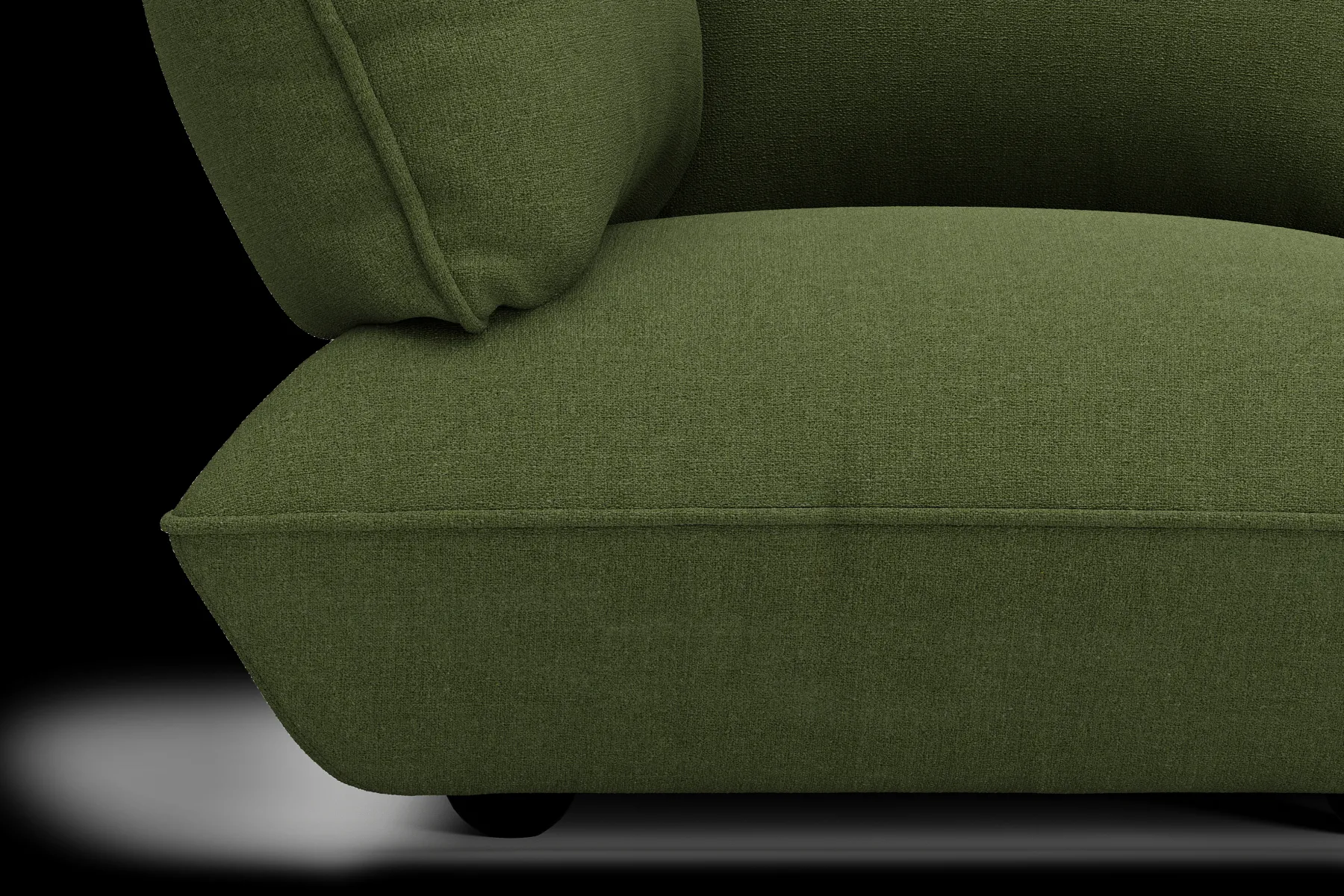 Fatboy Sumo Corner Sofa Boucle Canapé modulaire d’intérieur, 301x108x90 cm