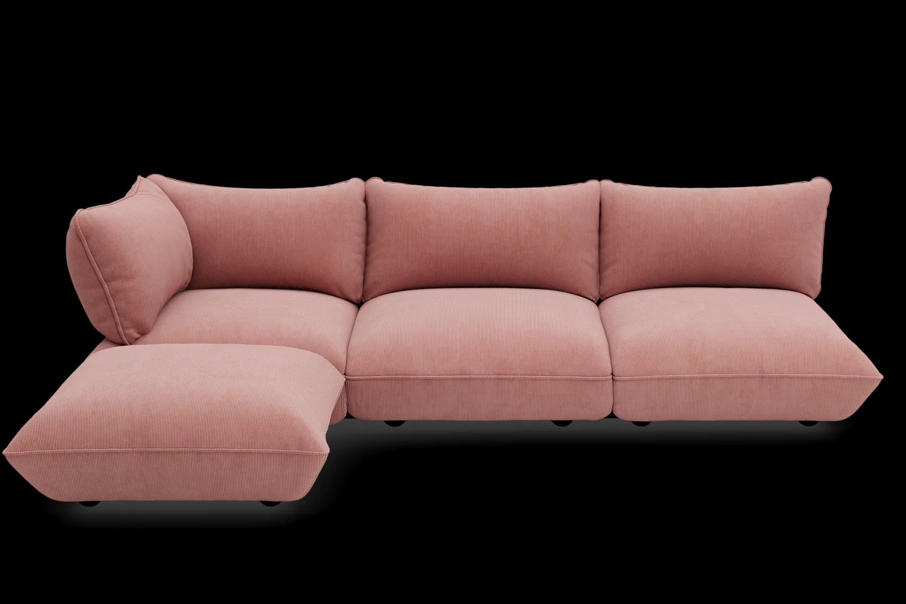 Fatboy Sumo Corner Sofa Left Cord Canapé modulaire d’intérieur, 301x108x90 cm
