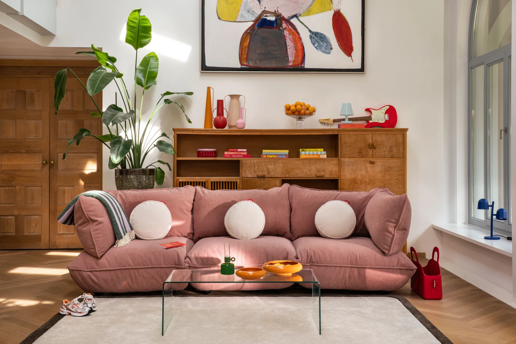 Fatboy Sumo Corner Sofa Left Cord Canapé modulaire d’intérieur, 301x108x90 cm