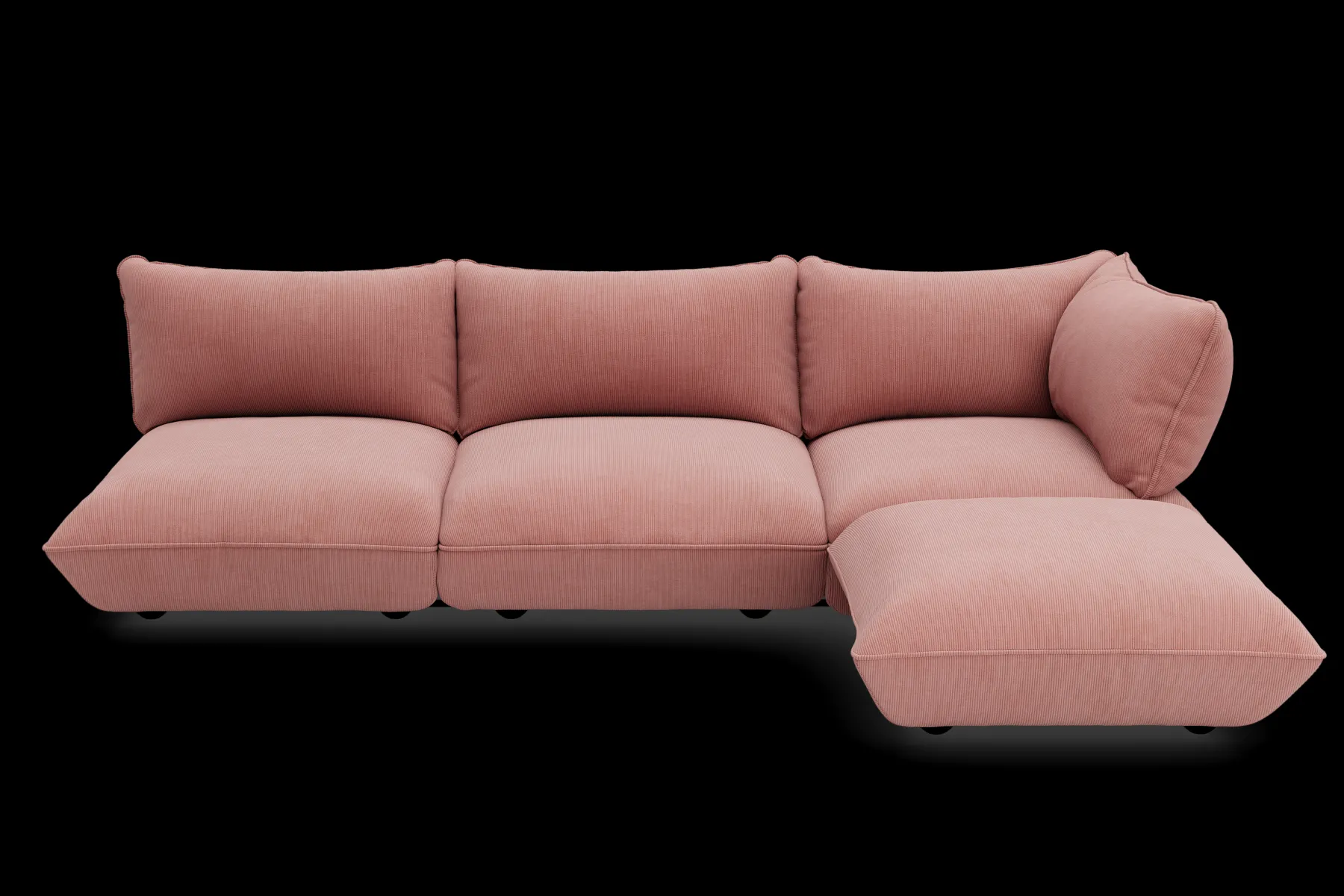Fatboy Sumo Corner Sofa Right Cord Canapé modulaire d’intérieur, 301x108x90 cm