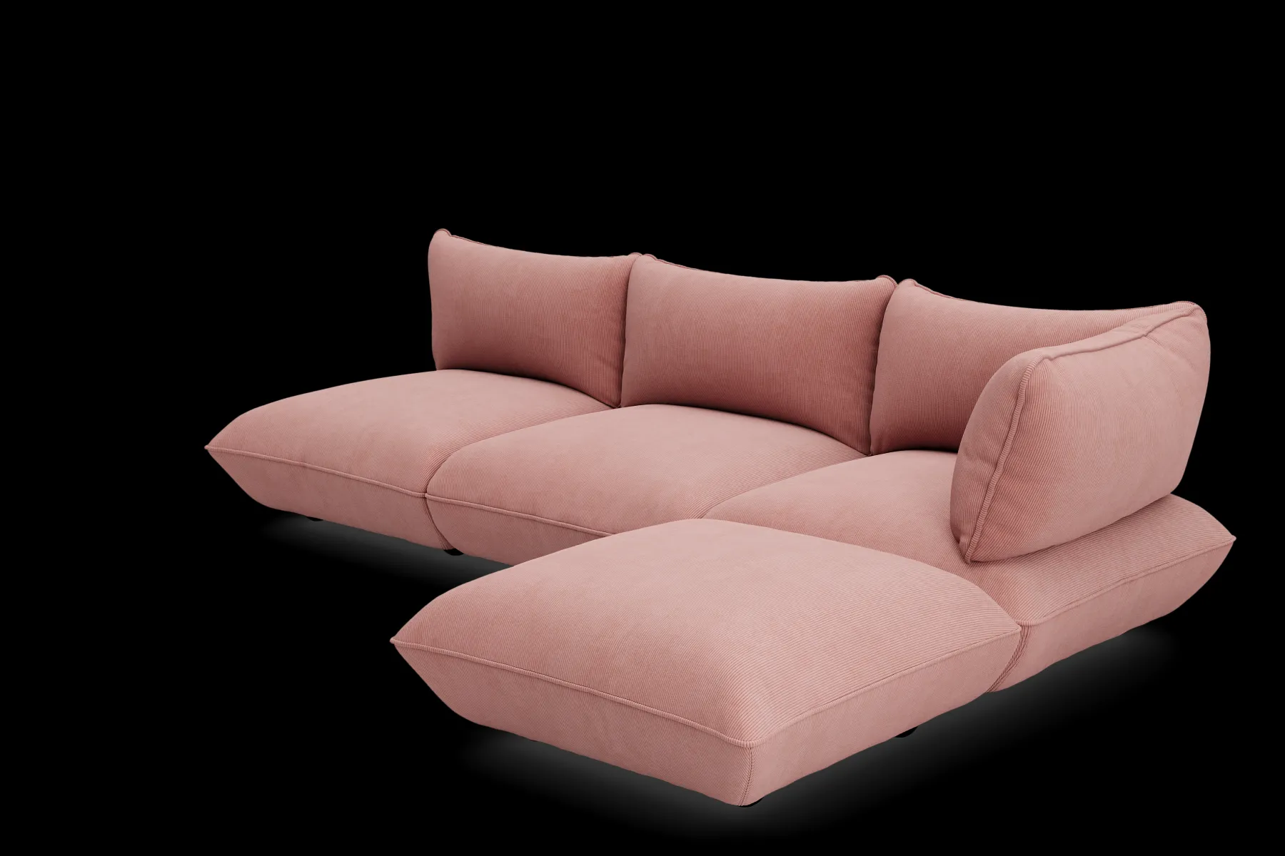 Fatboy Sumo Corner Sofa Right Cord Canapé modulaire d’intérieur, 301x108x90 cm