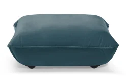 Fatboy Sumo Hocker Velvet Hocker, bleu, 108x108x44 cm