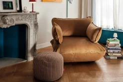 Fatboy Sumo Seat Velvet Seat, marron, 108x108x90 cm