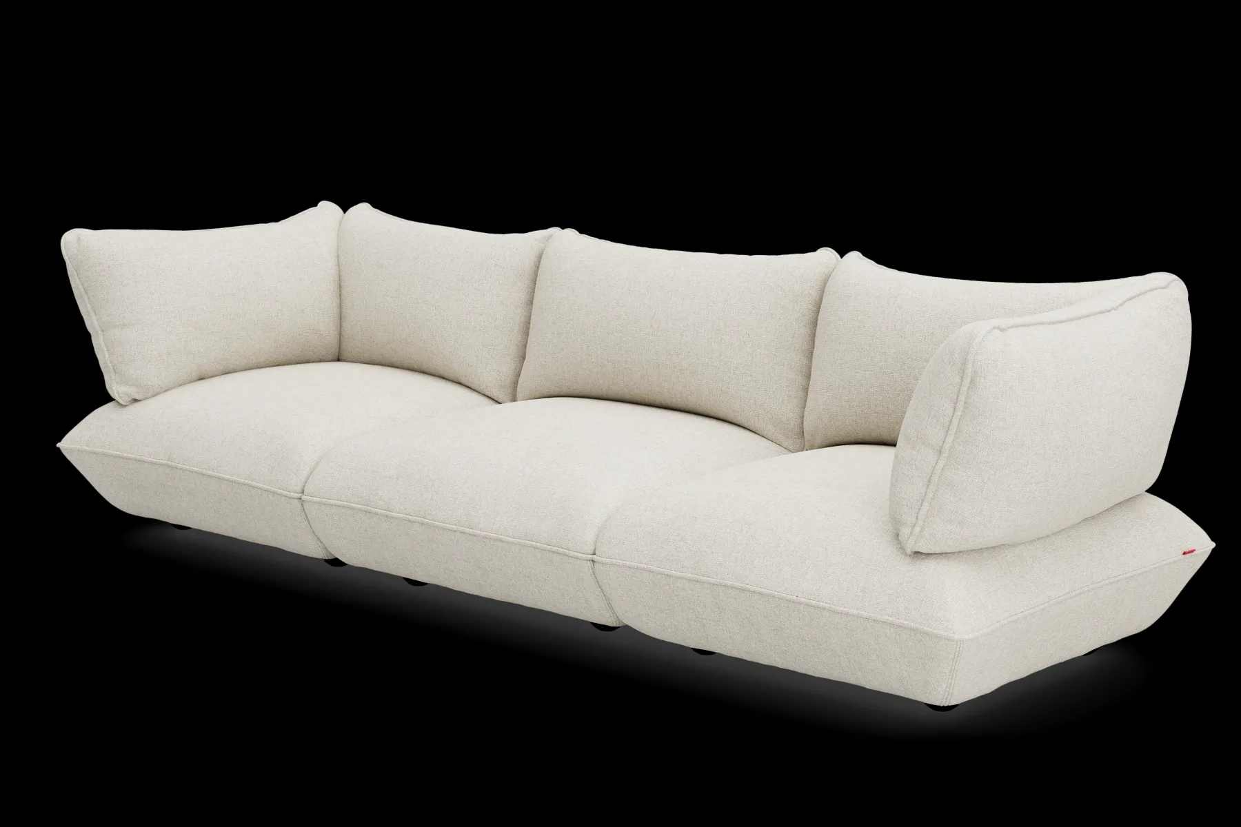 Fatboy Sumo Sofa Grand Boucle Canapé modulaire d’intérieur, 301x108x90 cm