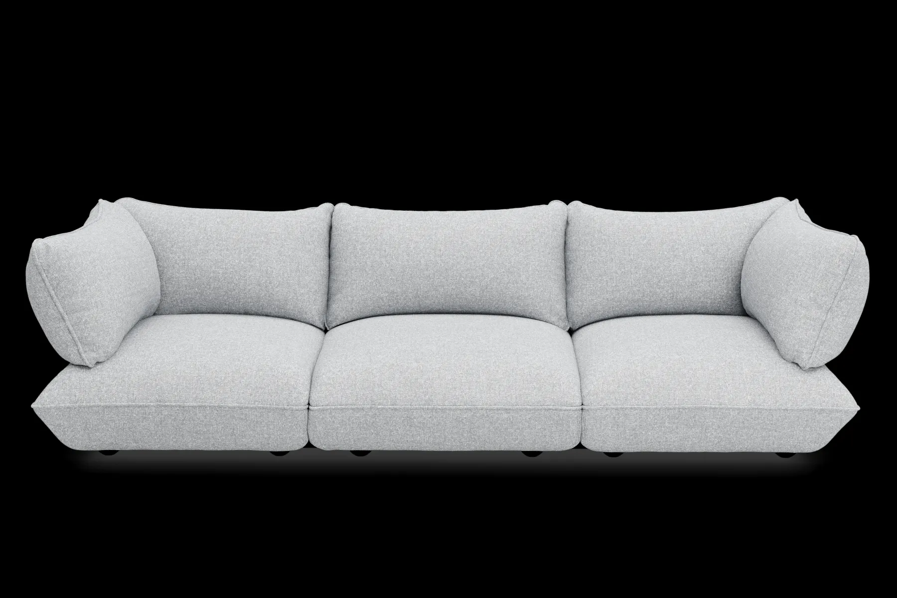 Fatboy Sumo Sofa Grand Boucle Melange Canapé modulaire d’intérieur, 301x108x90 cm