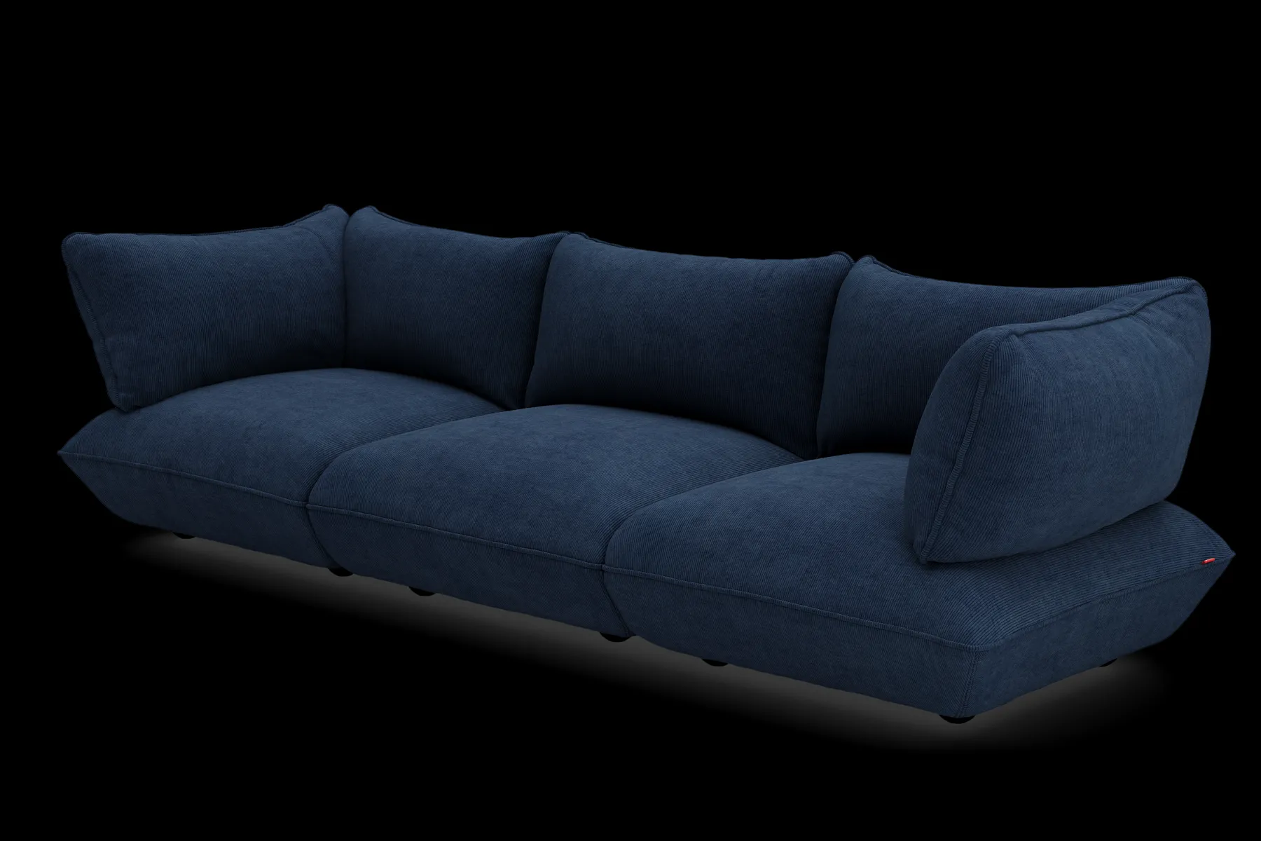 Fatboy Sumo Sofa Grand Cord Canapé modulaire d’intérieur, 301x108x90 cm