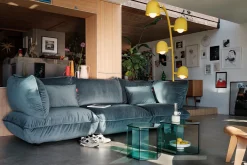 Fatboy Sumo Sofa Grand Velvet Canapé modulaire d’intérieur, 301x108x90 cm
