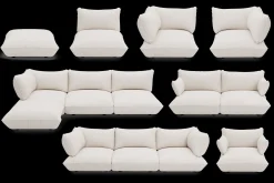 Fatboy Sumo Sofa Medium Boucle Canapé modulaire d’intérieur, 210.5x108x90 cm