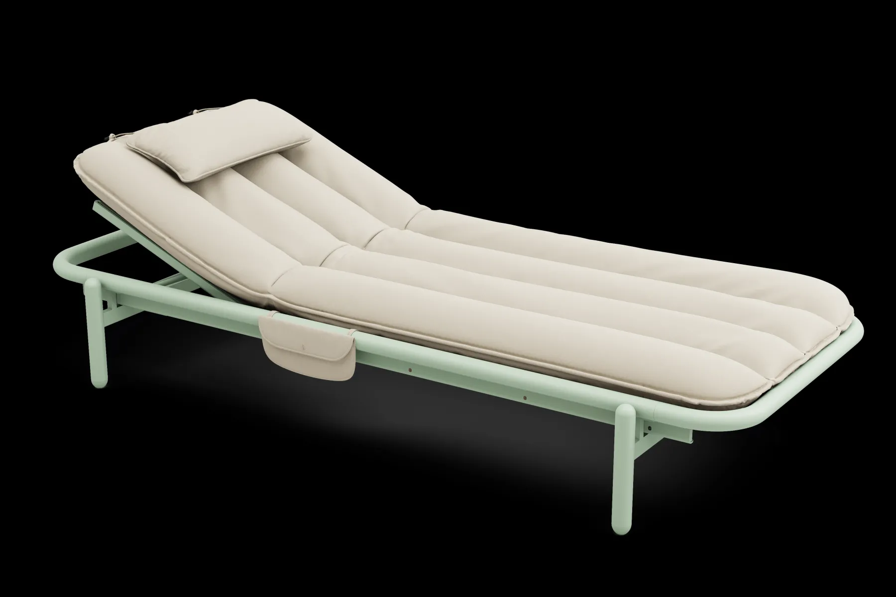 Fatboy Sunbun Daybed Daybed d’extérieur, beige, 212x97x39 cm