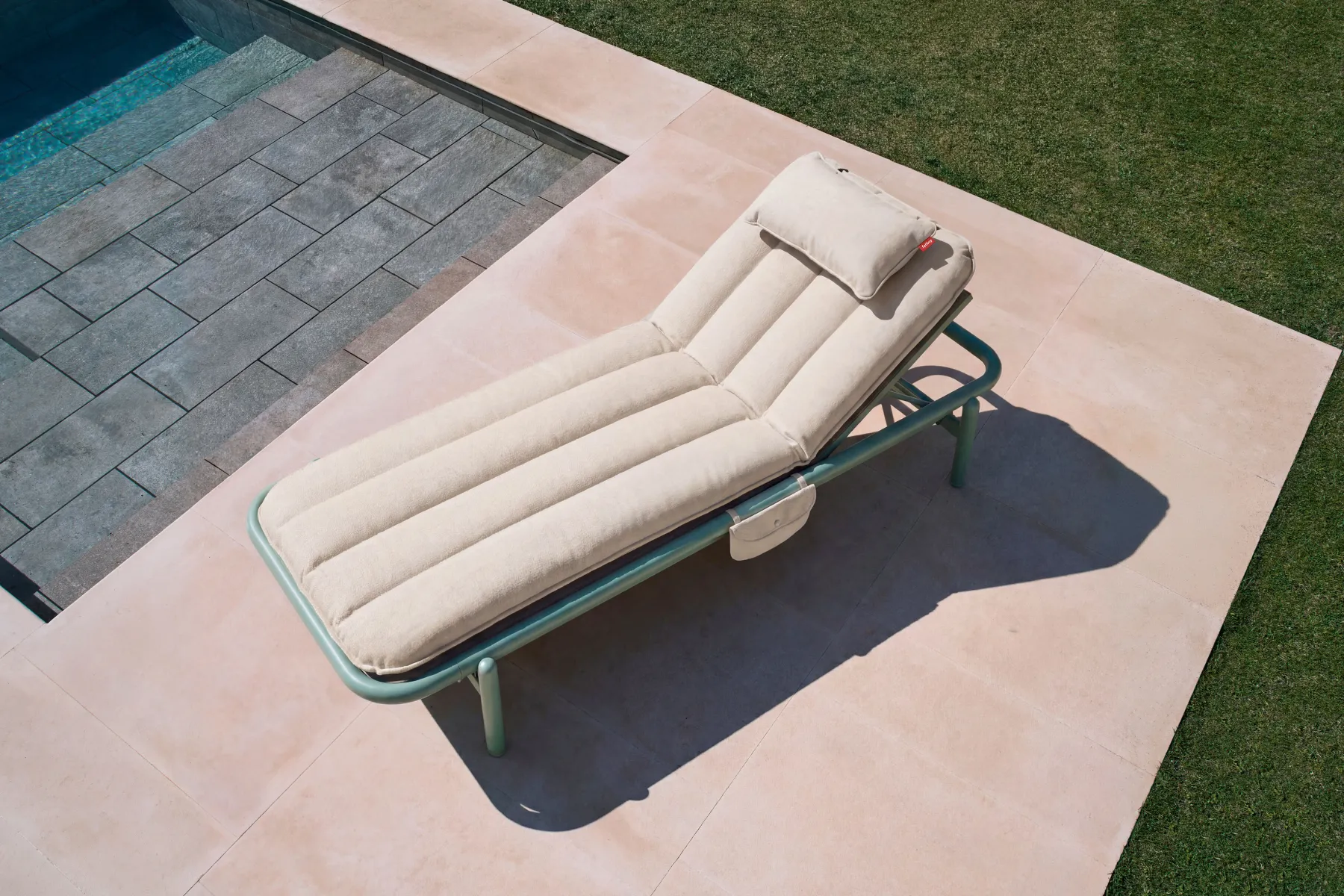 Fatboy Sunbun Daybed Daybed d’extérieur, beige, 212x97x39 cm
