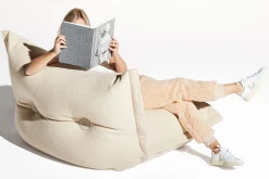 Fatboy the BonBaron Sherpa Fauteuil lounge, beige, 120x120x75 cm