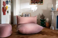 Fatboy the BonBaron Sherpa Fauteuil lounge, rose, 120x120x75 cm