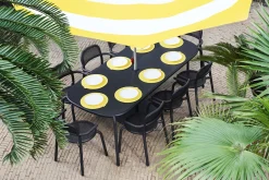 Fatboy Toní Armchair Chaise de jardin avec accoudoirs, black, 59.5x54.5x80.5 cm