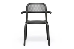 Fatboy Toní Armchair Chaise de jardin avec accoudoirs, black, 59.5x54.5x80.5 cm