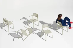 Fatboy Toní Armchair Chaise de jardin avec accoudoirs, beige, 59.5x54.5x80.5 cm