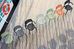 Fatboy Toní Armchair Chaise de jardin avec accoudoirs, gris, 59.5x54.5x80.5 cm
