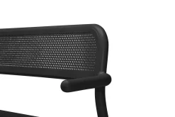 Fatboy Toní Bankski Petit banc de jardin, black, 124x53.5x79 cm