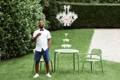 Fatboy Toní Bistreau Petite table de jardin, vert, 80x80x76 cm