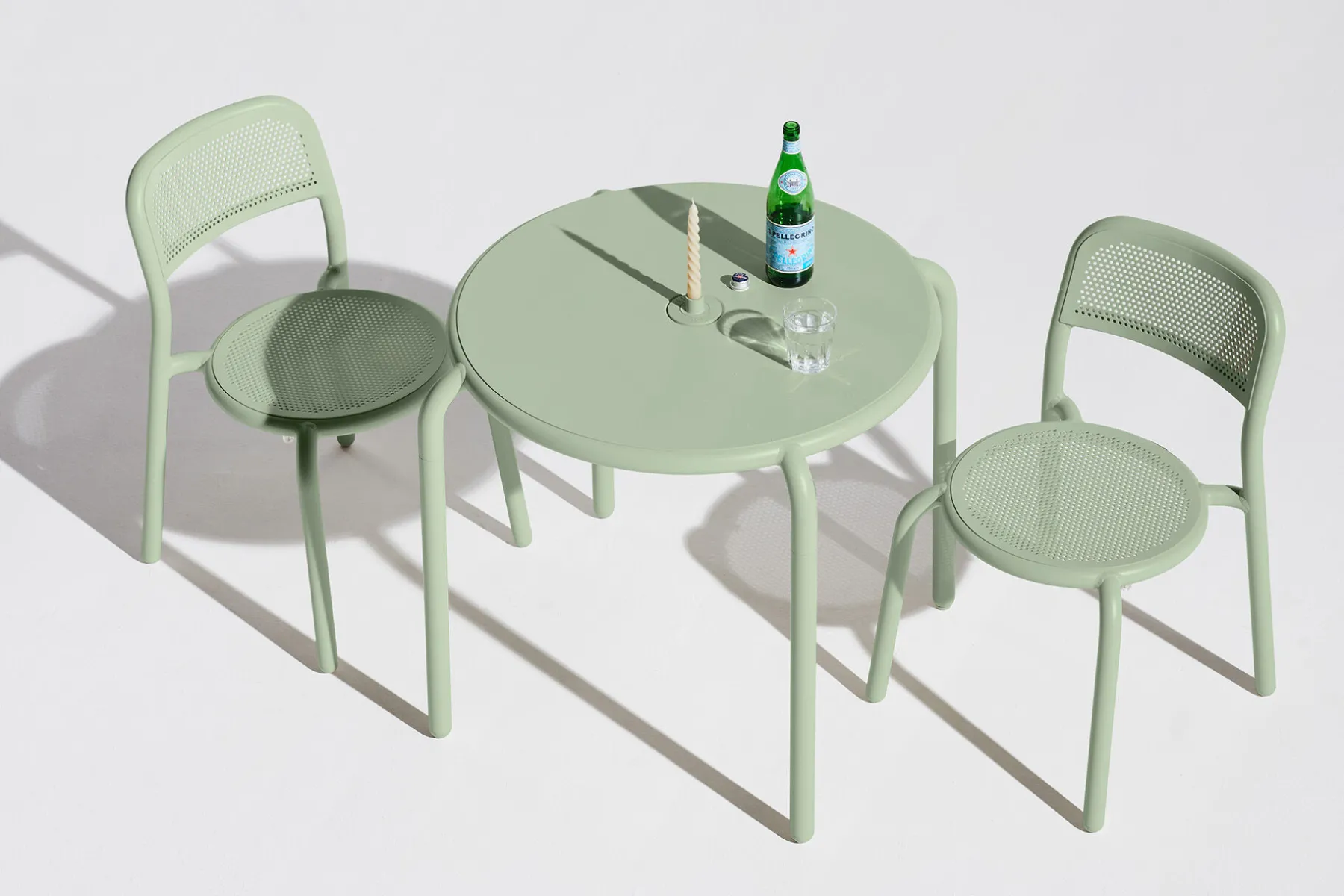 Fatboy Toní Bistreau Petite table de jardin, vert, 80x80x76 cm