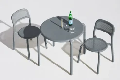 Fatboy Toní Bistreau Petite table de jardin, gris, 80x80x76 cm