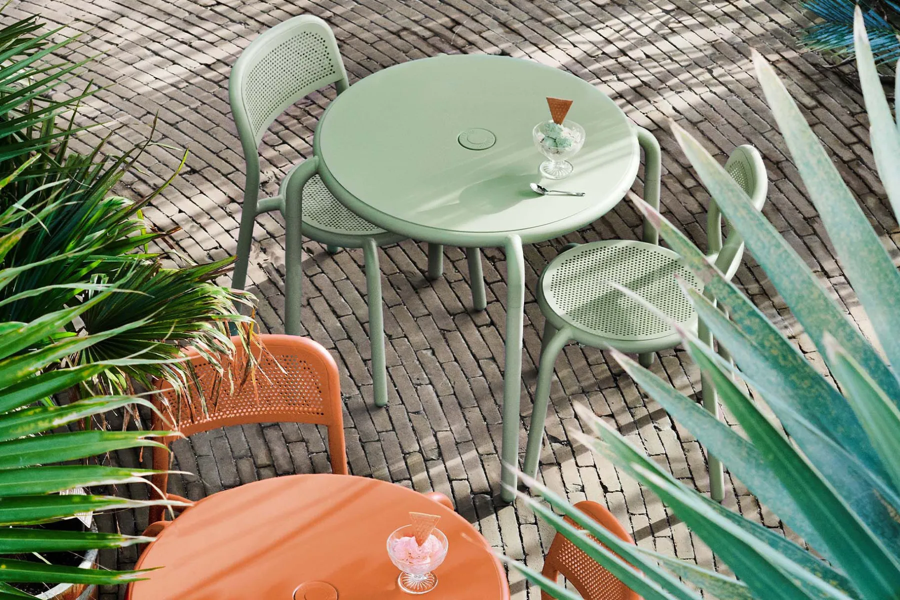 Fatboy Toní Chair Chaise de jardin, vert, 51.5x54.5x80.5 cm