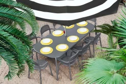 Fatboy Toní Tablo Grande table de jardin, gris, 220x99x76 cm