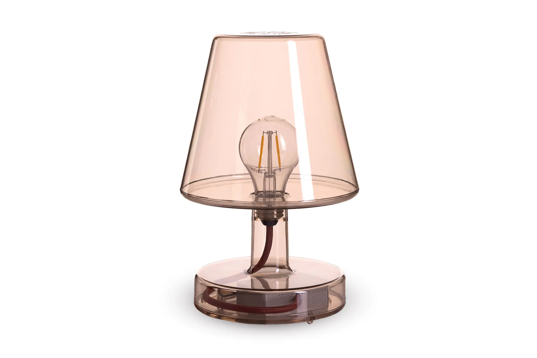 Fatboy Transloetje Lampe de table sans fil, marron, 16x16x22.5 cm