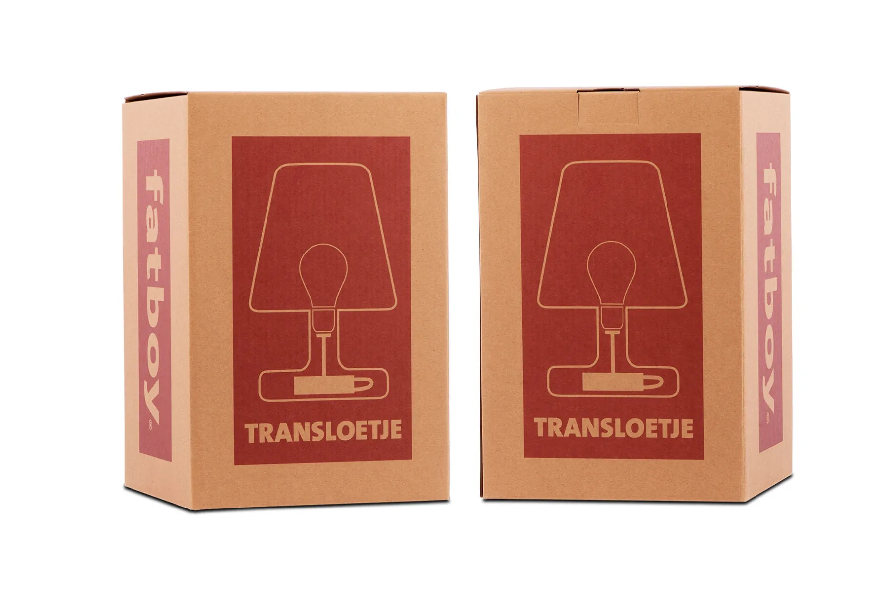 Fatboy Transloetje Lampe de table sans fil, marron, 16x16x22.5 cm